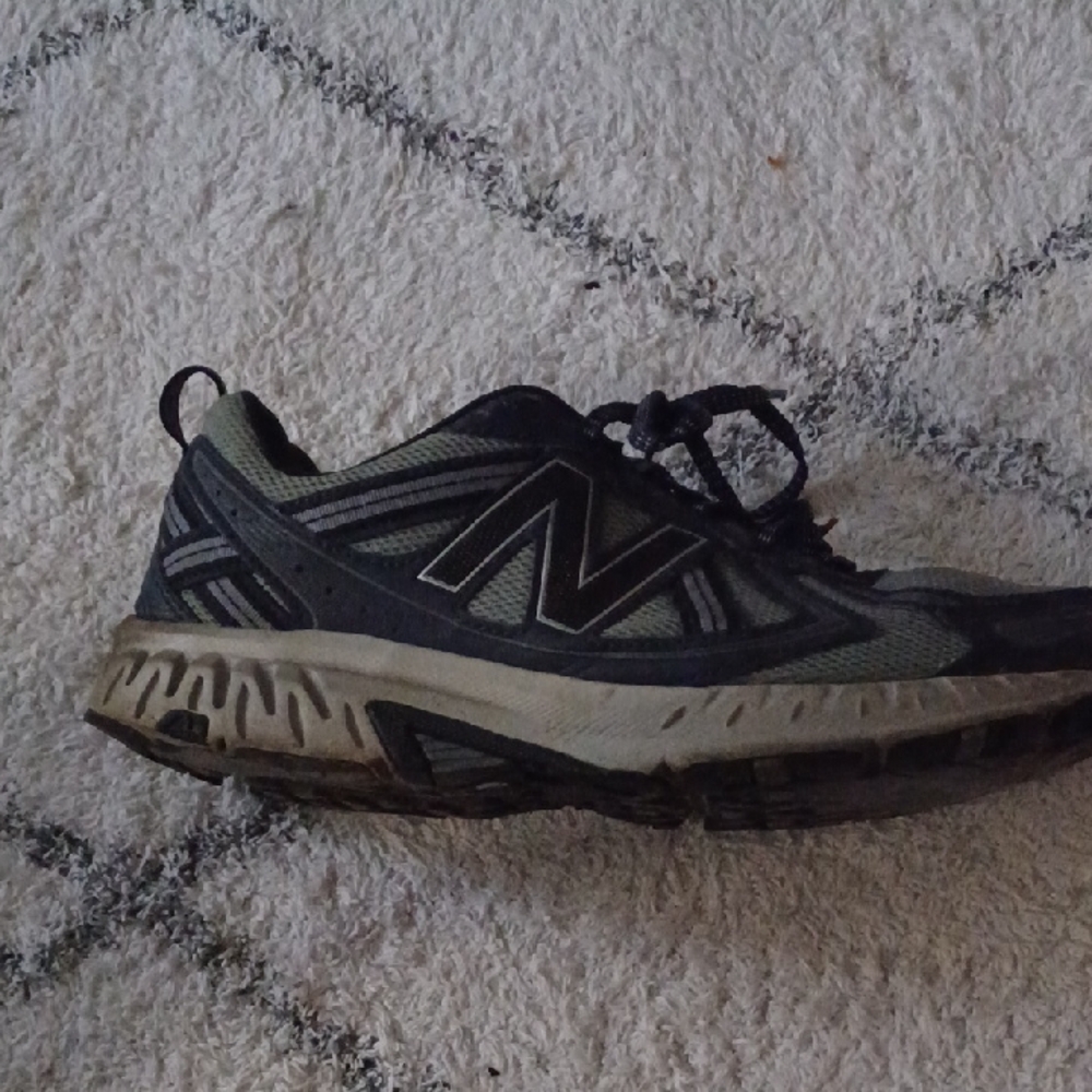 New Balance Men's Black and Olive Athletic Shoes